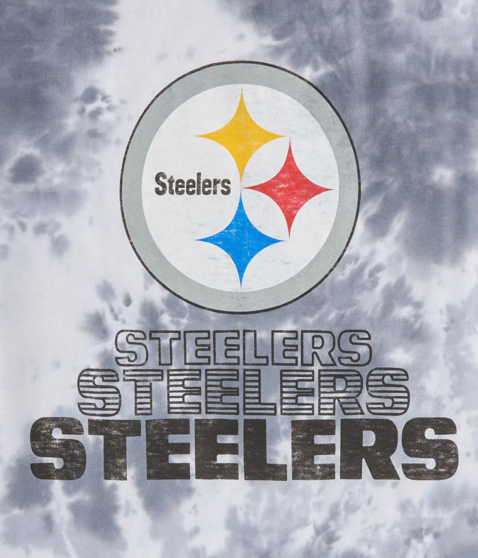 Pittsburgh Steelers Tie-Dye Relaxed Graphic Tee