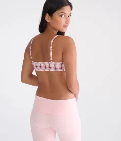 Plaid Hearts Henley Bralette