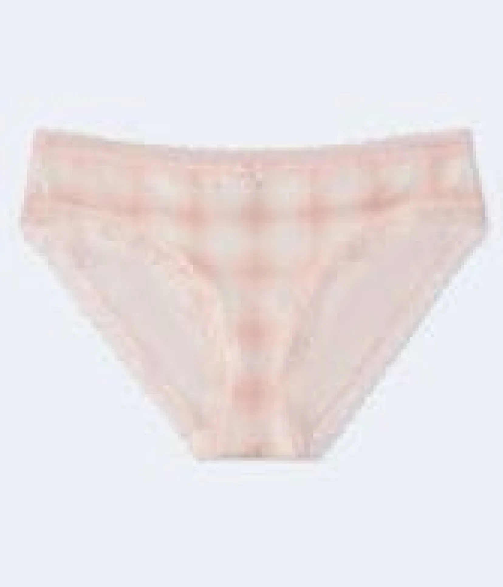 Plaid Lace-Trim Hipster