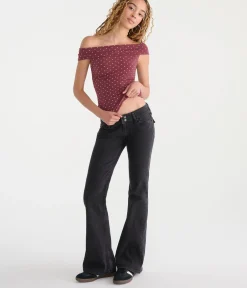 Polka Dot Multi-Way Off-The-Shoulder Top