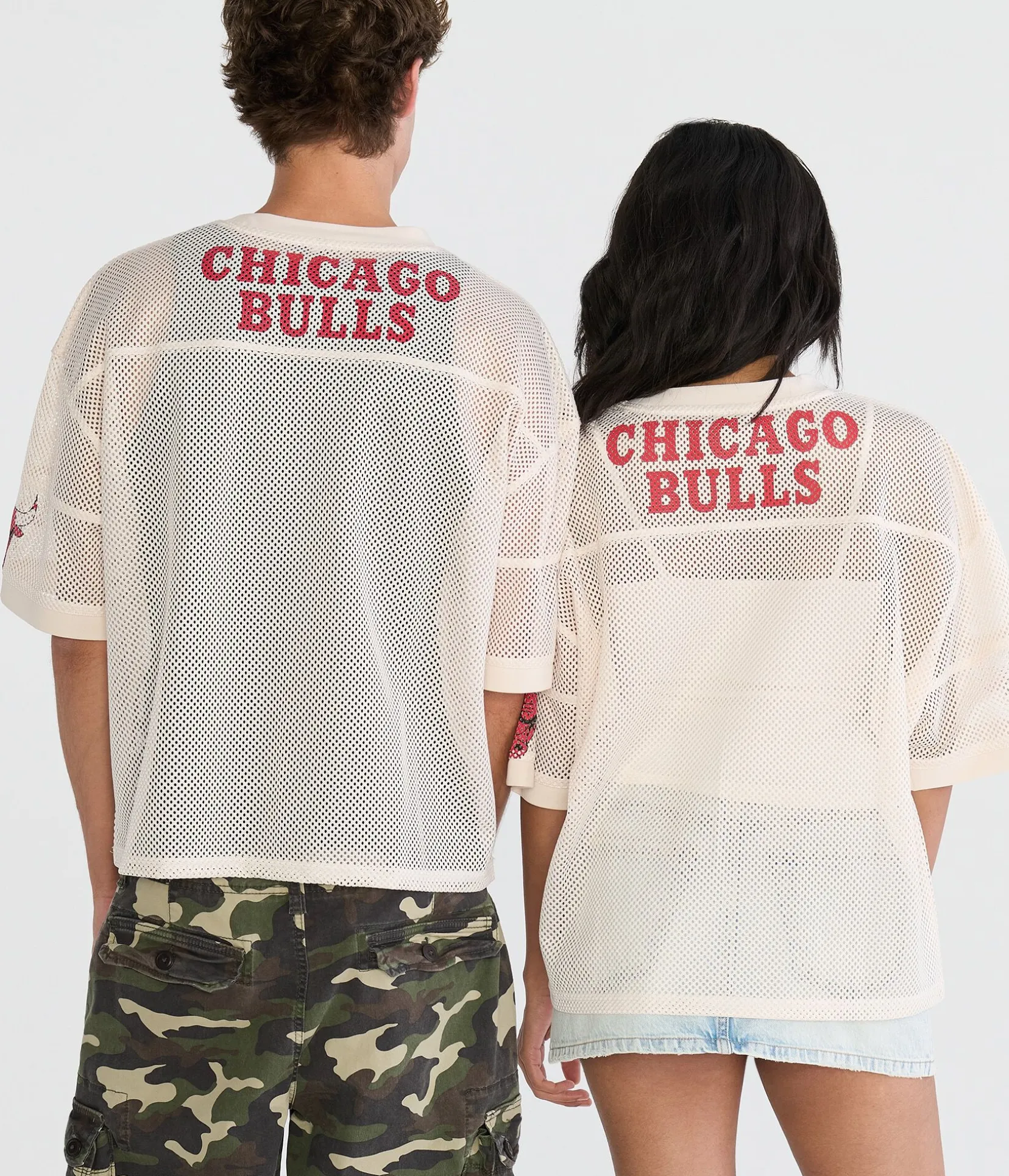 Property Of Chicago Bulls Boxy Mesh Tee