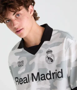 Real Madrid Camo V-Neck Soccer Jersey