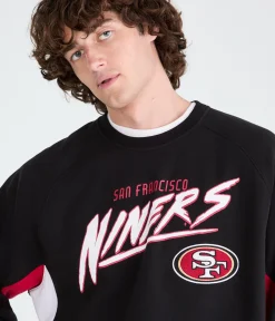 San Francisco 49ers Colorblock Crew Sweatshirt