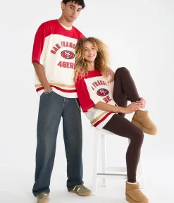 San Francisco 49ers Colorblock Mesh Top
