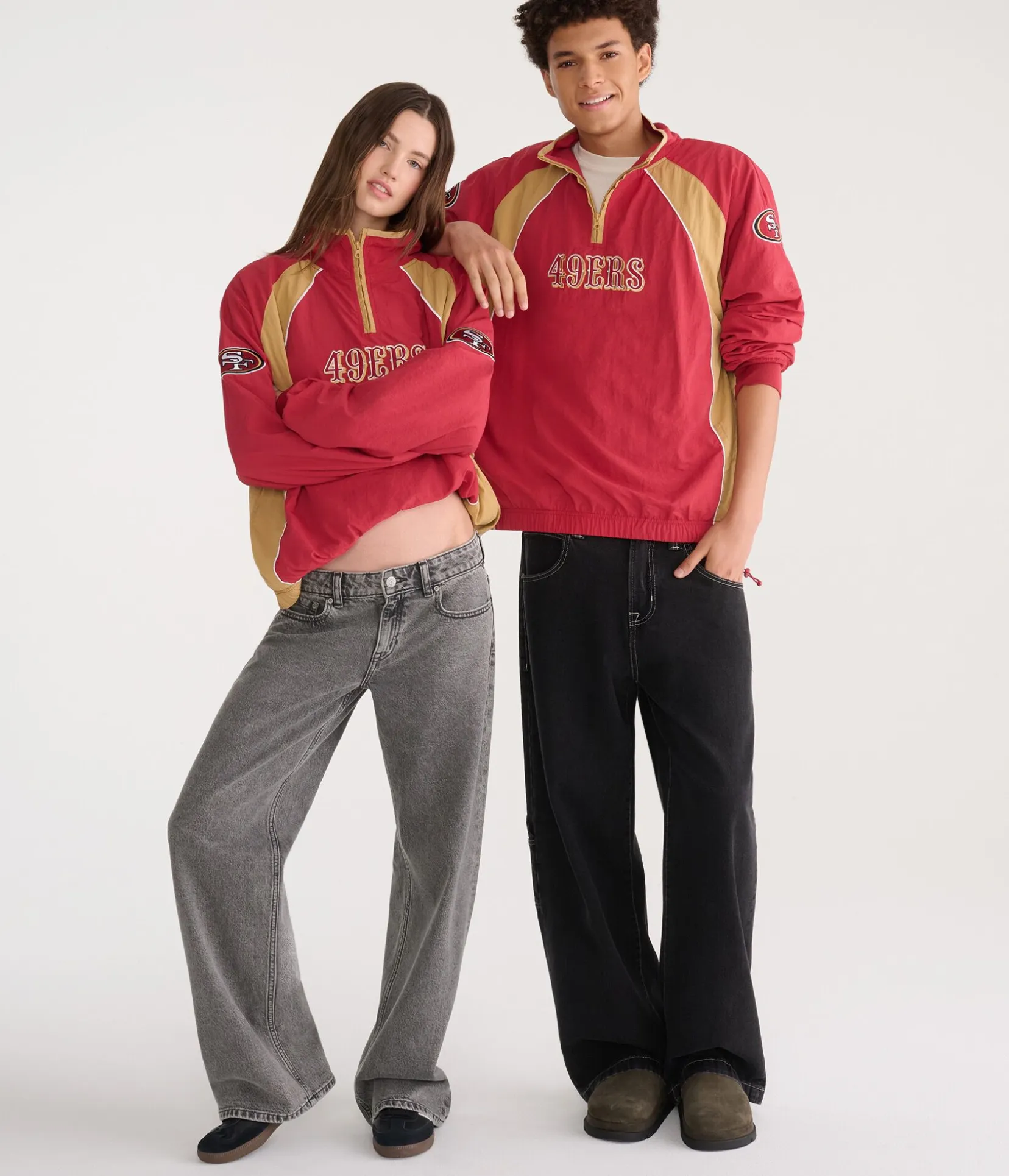 San Francisco 49ers Quarter-Zip Track Jacket