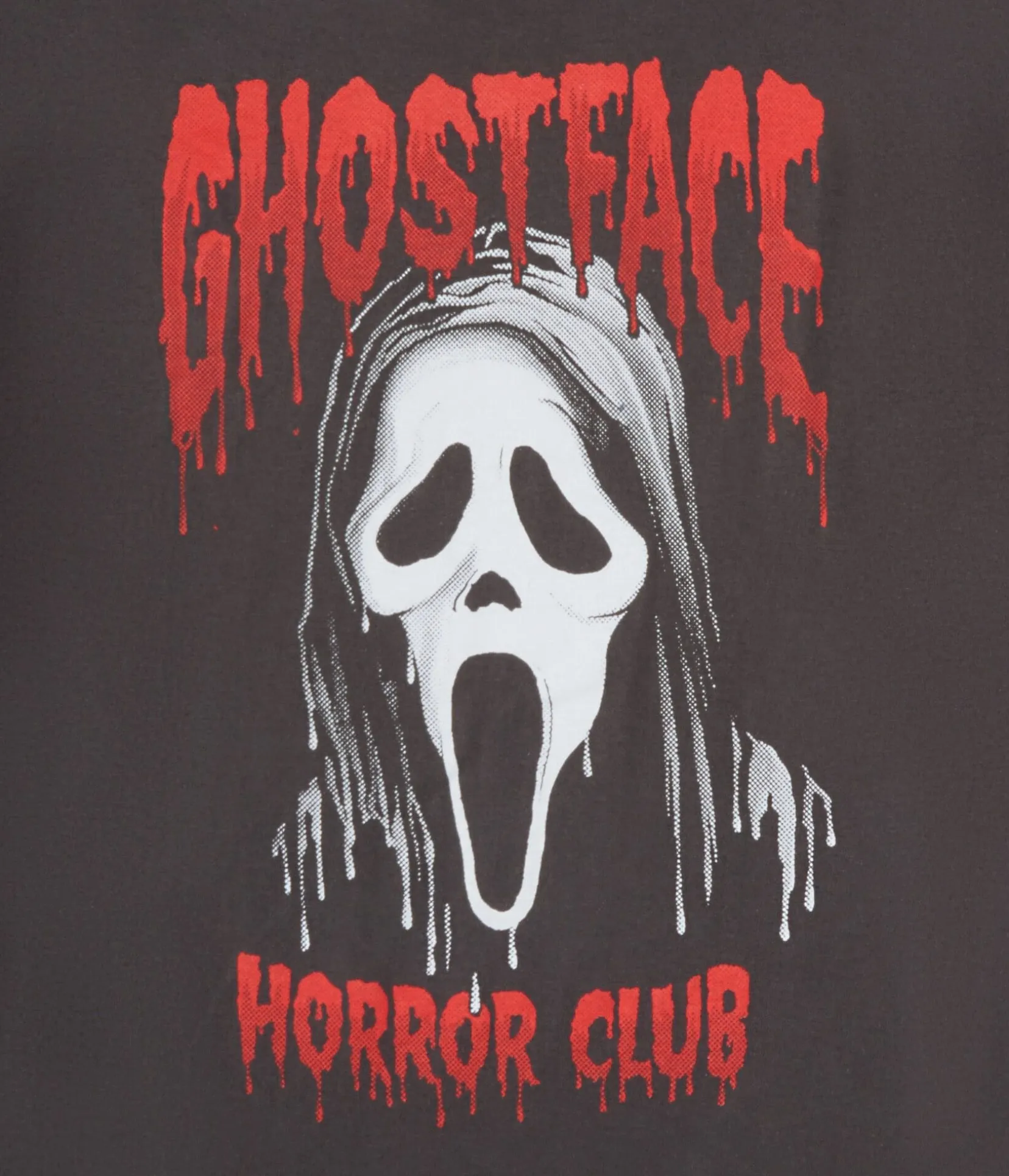 Scream Ghostface Horror Club Relaxed Graphic Tee