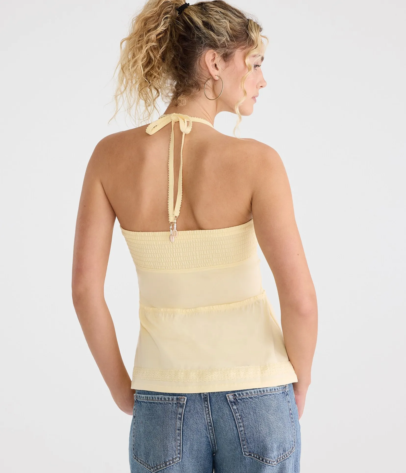 Seriously Soft Babydoll Halter Top