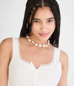 Seriously Soft Lace-Trim Henley Cami