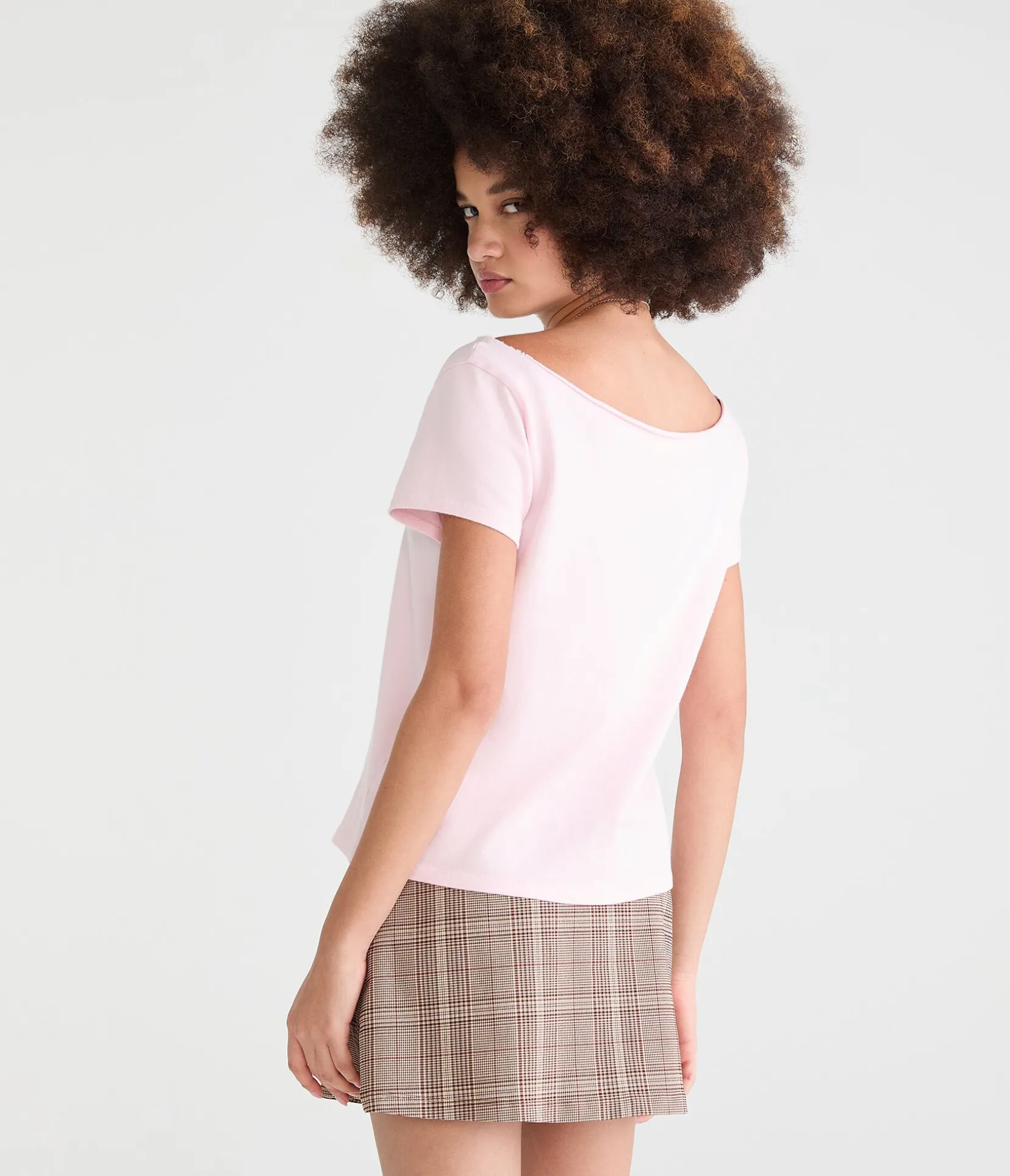 Seriously Soft Off-The-Shoulder Vintage Fit Tee
