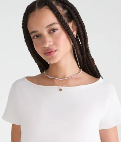 Seriously Soft Off-The-Shoulder Vintage Fit Tee