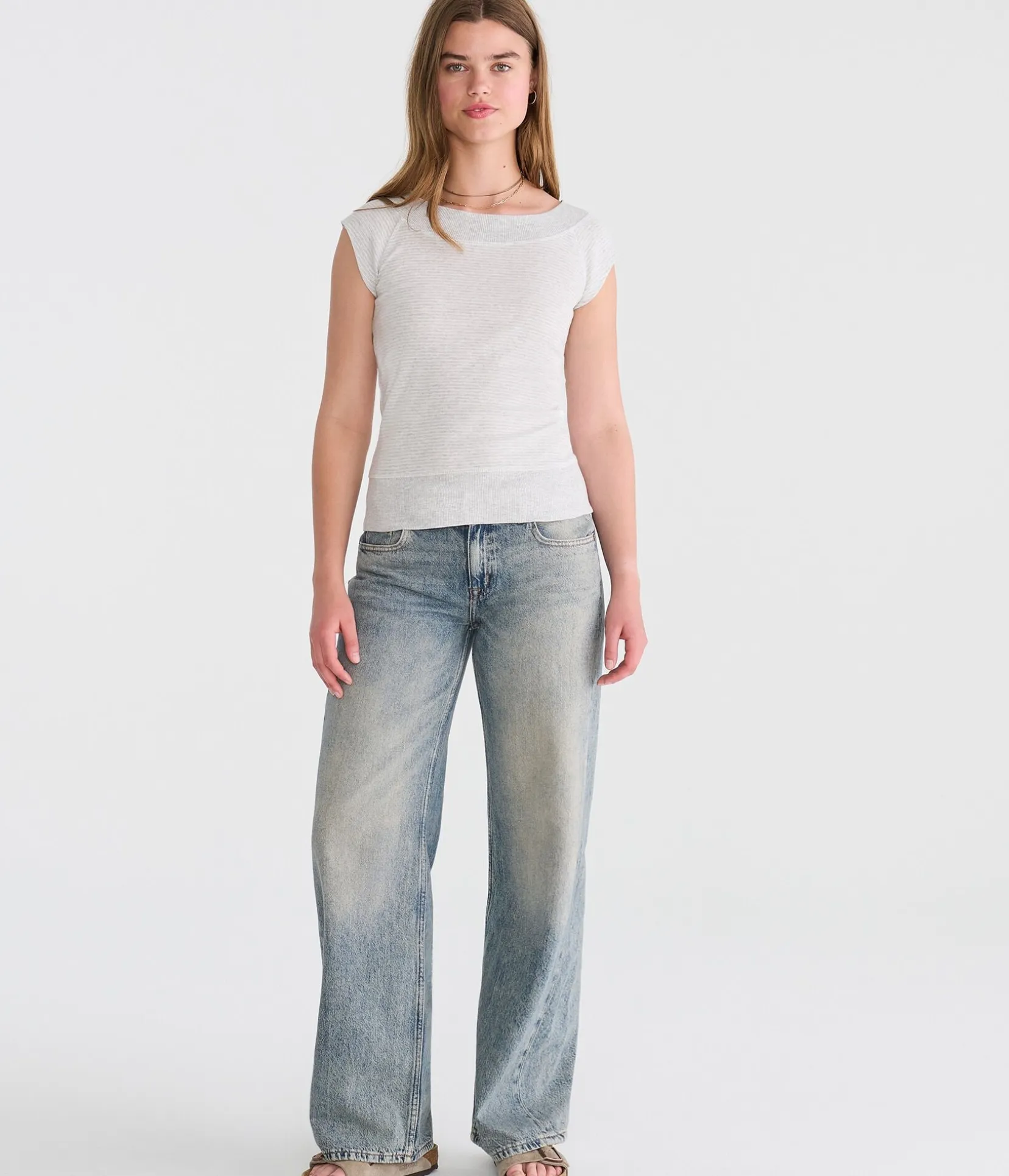 Seriously Soft Wide-Neck Raglan Tee