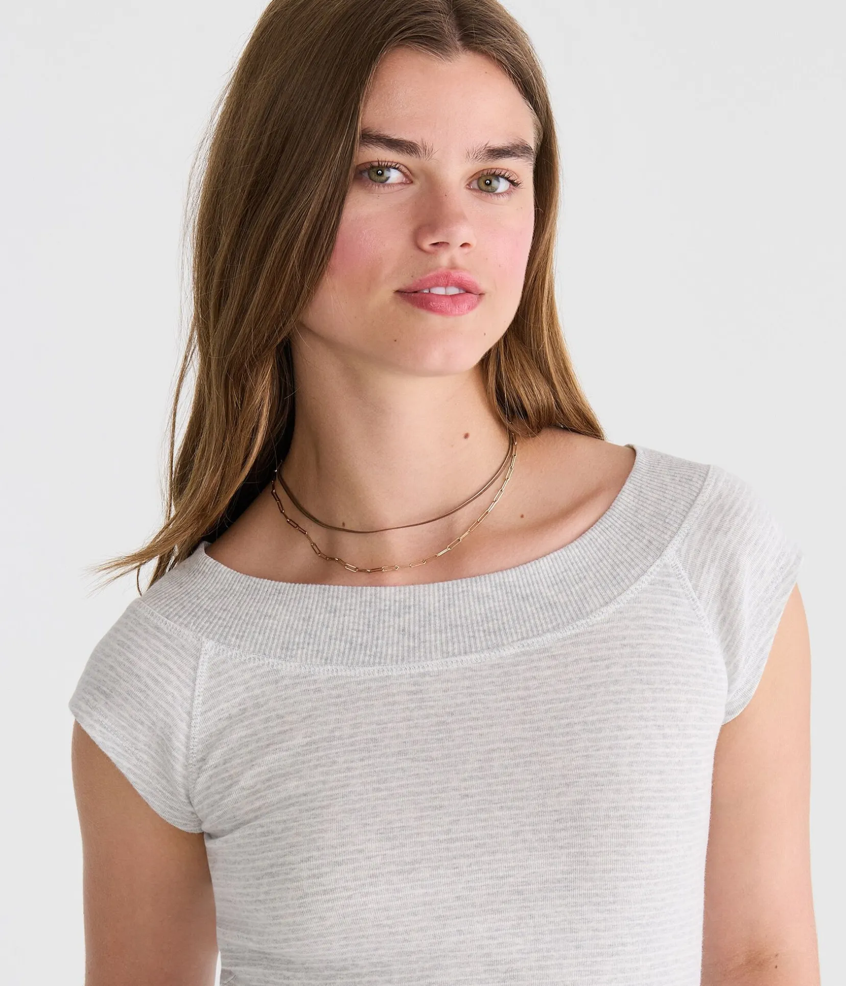 Seriously Soft Wide-Neck Raglan Tee