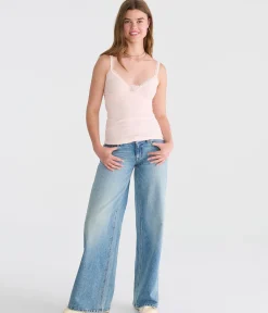 Seriously Soft Y2K Lace V-Neck Cami