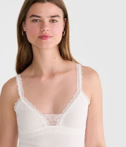 Seriously Soft Y2K Lace V-Neck Cami