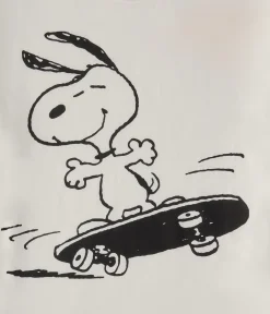 Skateboarding Snoopy Relaxed Graphic Tee