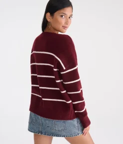 Small Stripe Crew Sweater