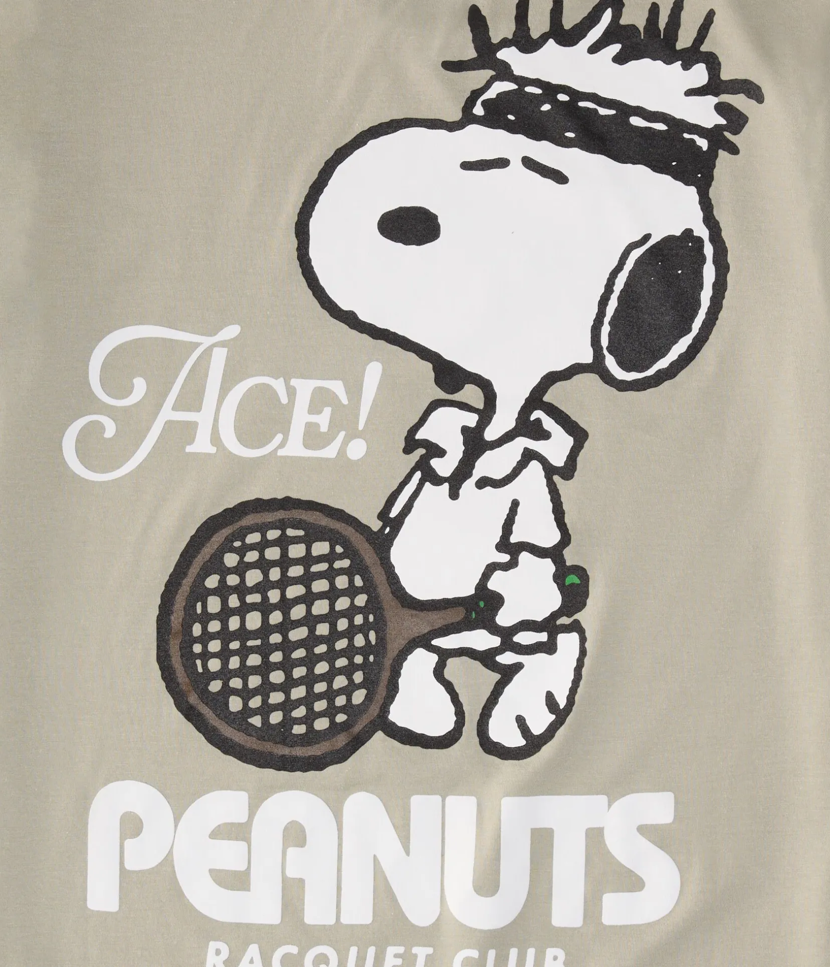 Snoopy Tennis Ace Relaxed Graphic Tee