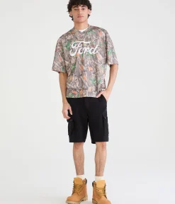 Stretch Twill Cargo Shorts 10"