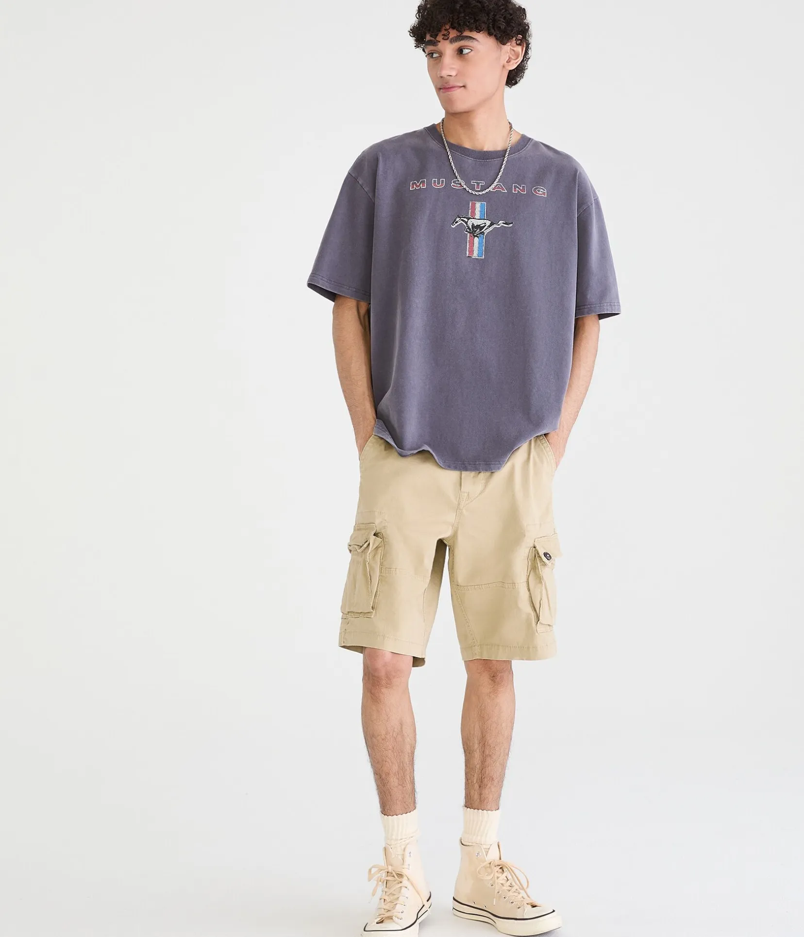 Stretch Twill Cargo Shorts 10"