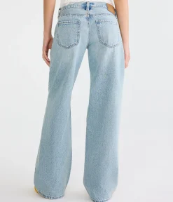 Super Low-Rise Baggy Wide Leg Jean