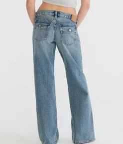 Super Low-Rise Baggy Wide Leg Jean