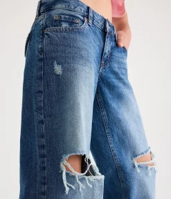 Super Low-Rise Baggy Wide Leg Jean