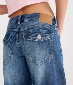 Super Low-Rise Baggy Wide Leg Jean