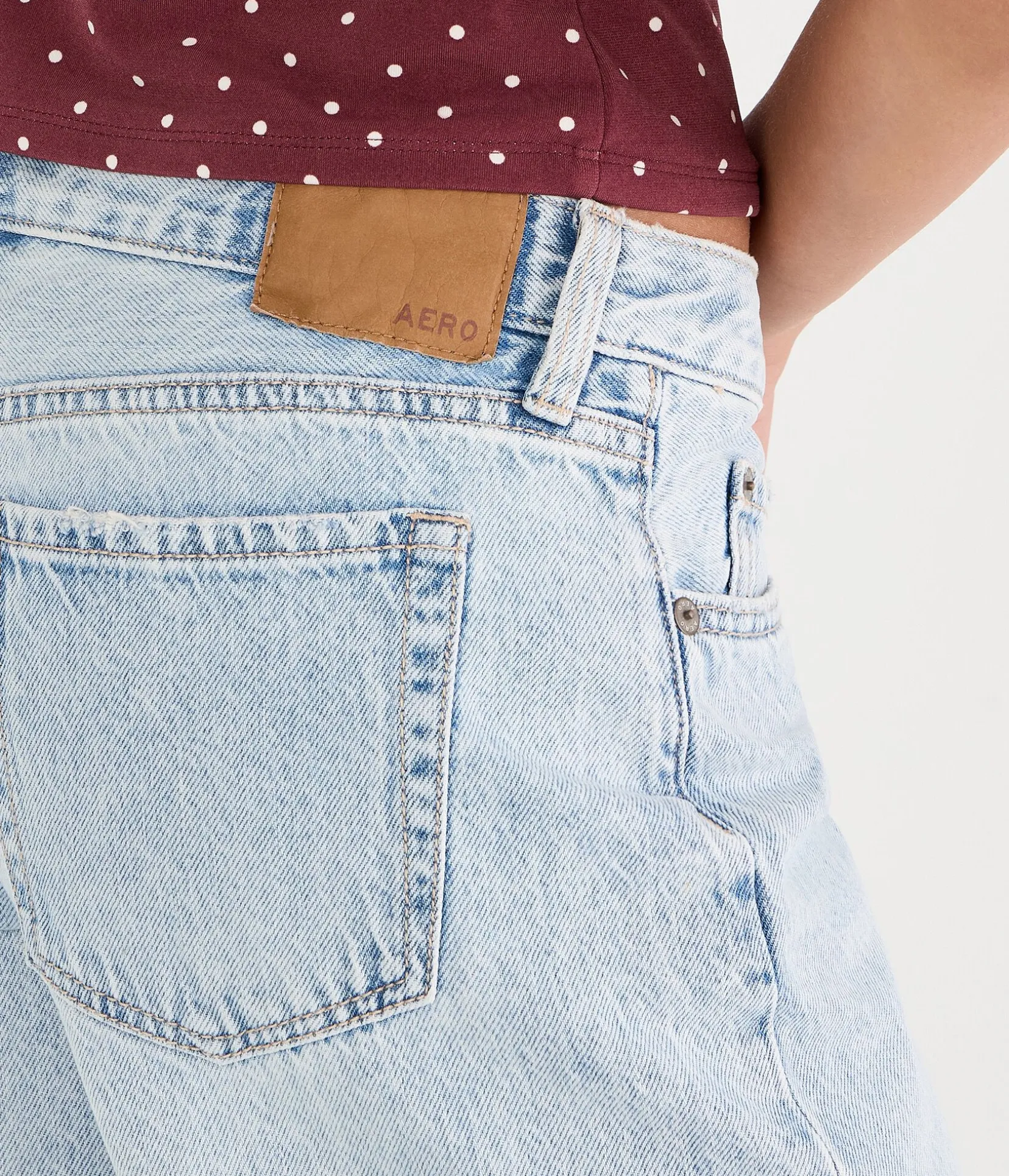 Super Low-Rise Baggy Wide Leg Jean