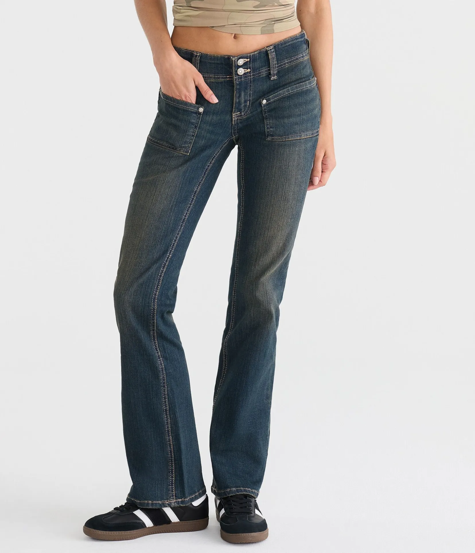 Super Low-Rise Bootcut Jean