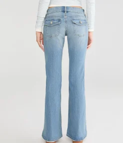 Super Low-Rise Flare Jean