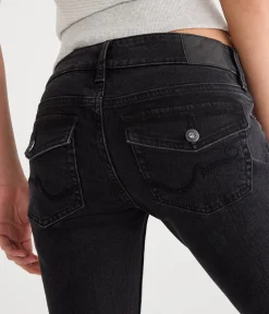 Super Low-Rise Flare Jean