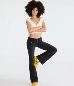 Super Low-Rise Flare Jean