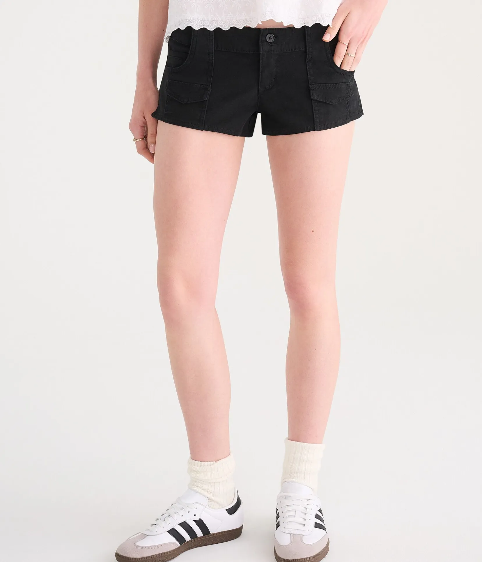 Super Low-Rise Utility Shorts