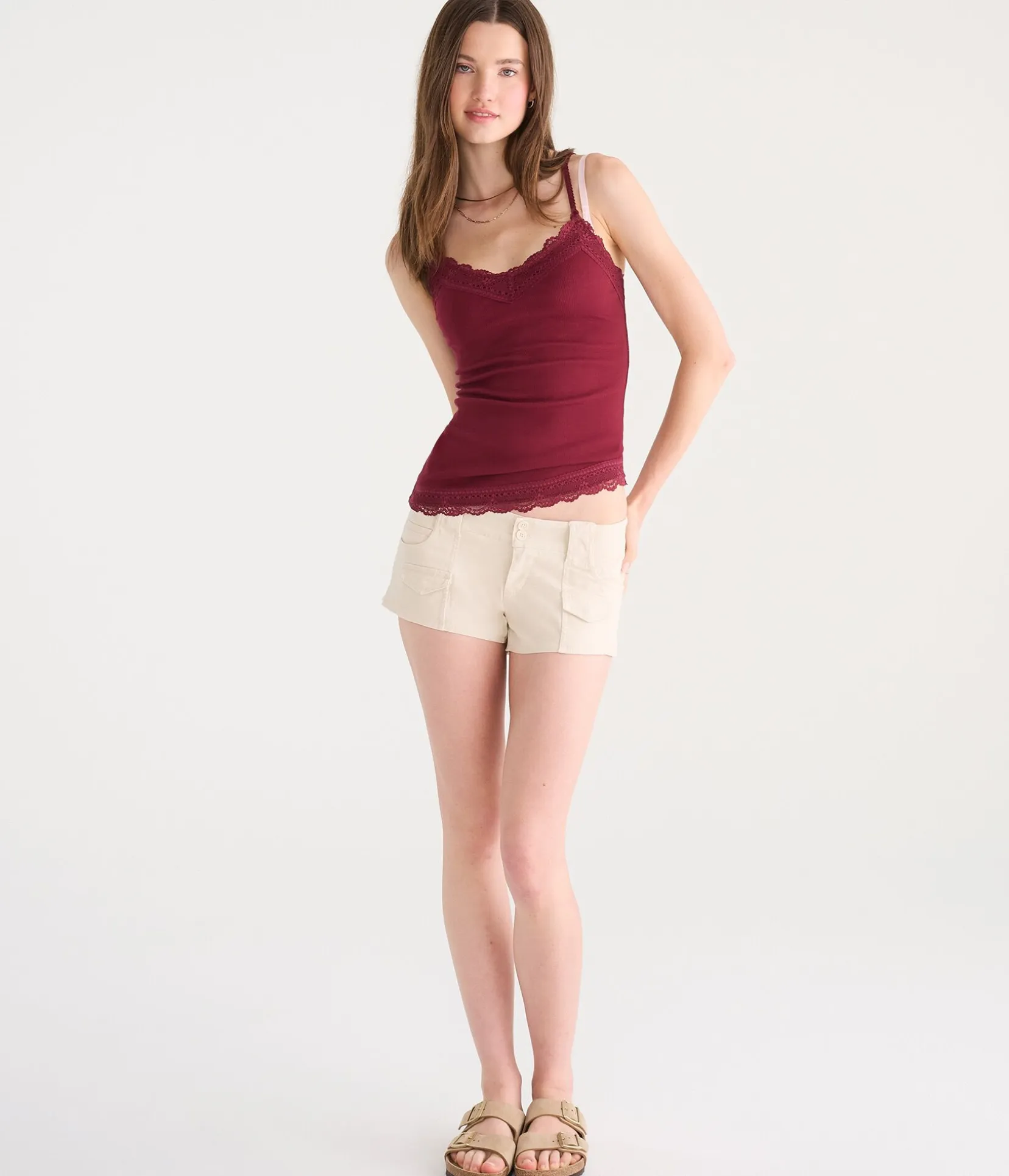 Super Low-Rise Utility Shorts