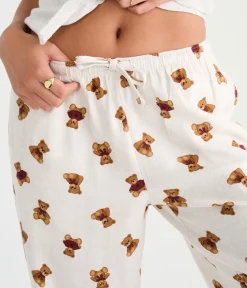 Teddy Bear Flannel Sleep Pants