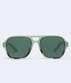 Tortoiseshell Ombré Shield Sunglasses