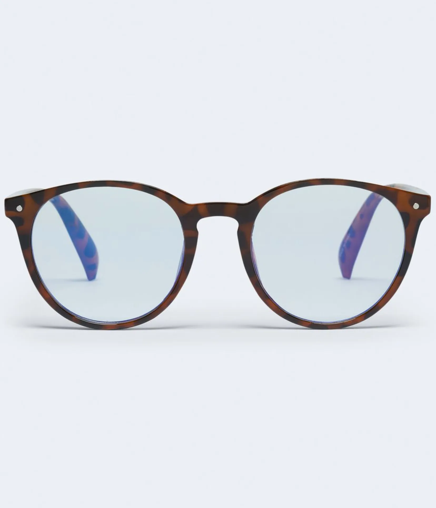 Tortoiseshell Round Blue Light Glasses
