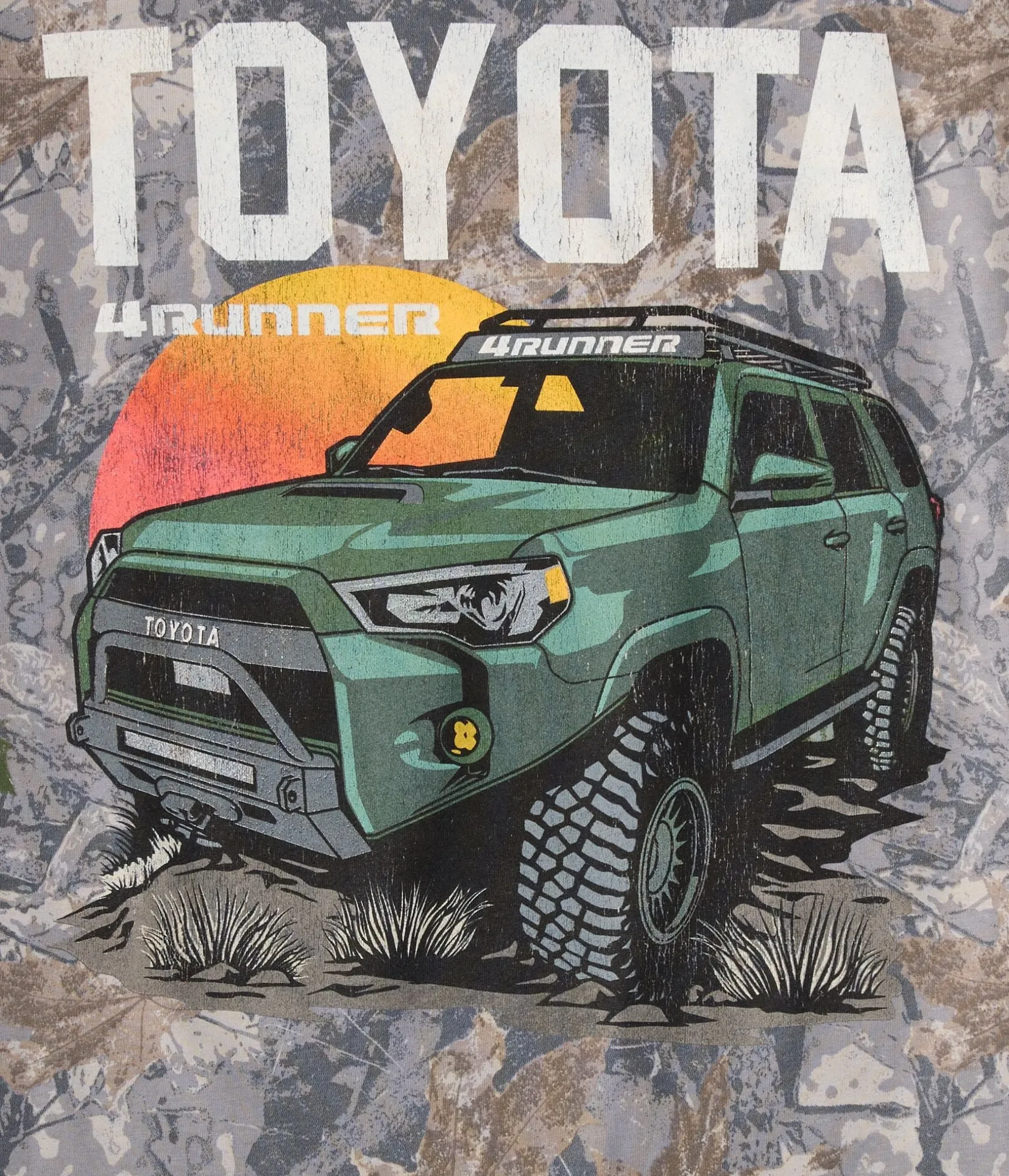 Toyota 4Runner Forest Camo Relaxed Graphic Tee