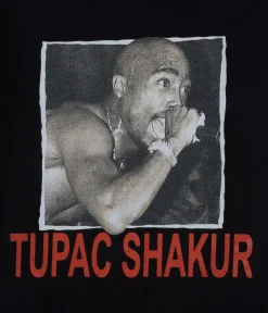Tupac Shakur Mic Relaxed Graphic Tee