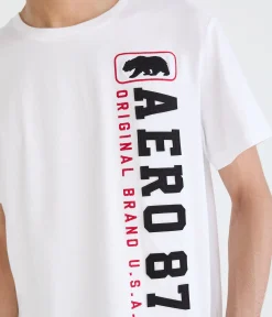 Vertical Aero 87 Bear Appliqué Graphic Tee