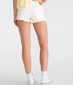 Vintage Low-Rise Denim Shorty Shorts