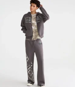 Von Dutch Camo Skull Bootcut Sweatpants