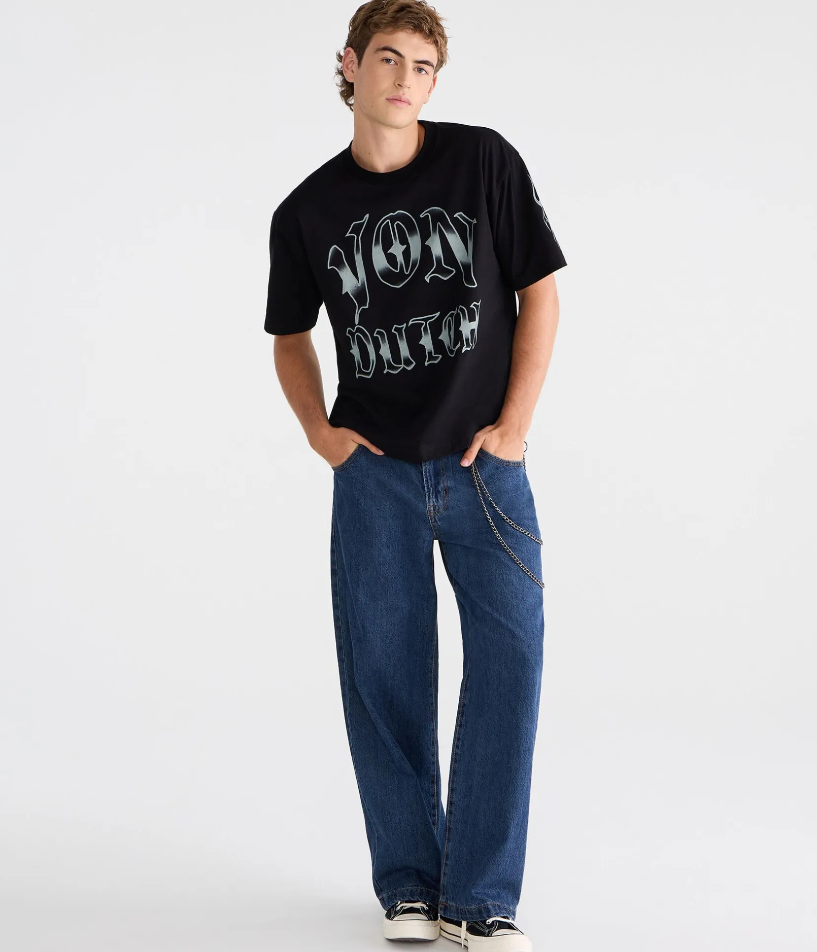 Von Dutch Chrome Tattoo Graphic Tee
