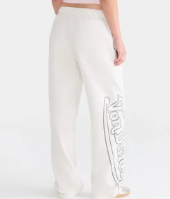 Von Dutch Large Logo Mid-Rise Straight Leg Sweatpants