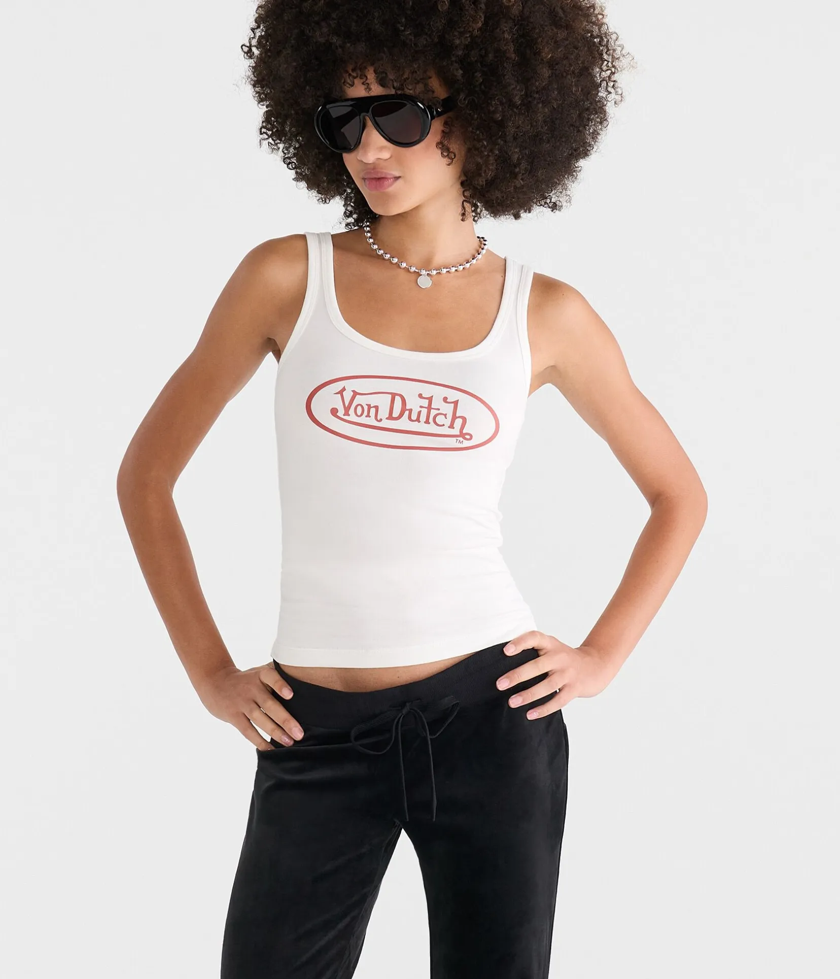 Von Dutch Logo Tank Top