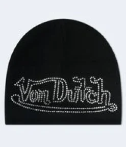 Von Dutch Rhinestone Beanie