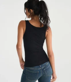 Von Dutch Rhinestone Star Tank Top
