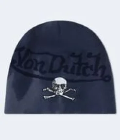 Von Dutch Skull Beanie