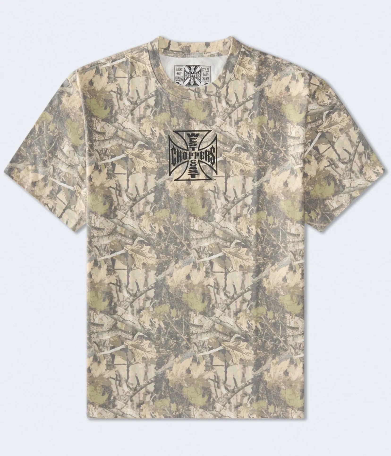 West Coast Choppers Forest Camo Graphic Tee