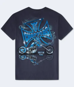 West Coast Choppers Motorcycle Relaxed Graphic Tee